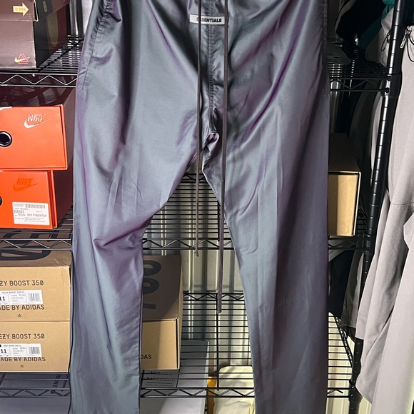 Essentials Gray Sweatpants Sleek Design